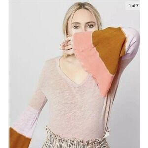 We The Free Spread Your Wings Haute Femme Top Small Linen Grunge Boho